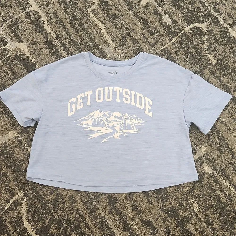 Old Navy Active Breath On Crop Top L 10/12